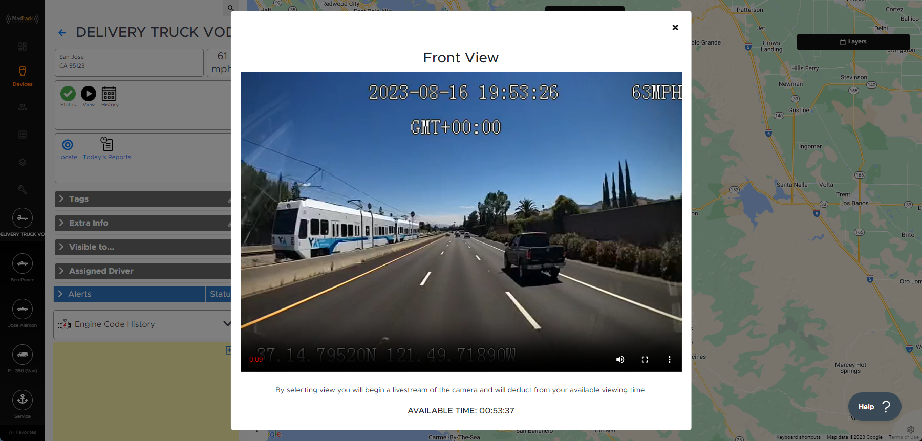 Live View Dash Camera + AI 4 Channel